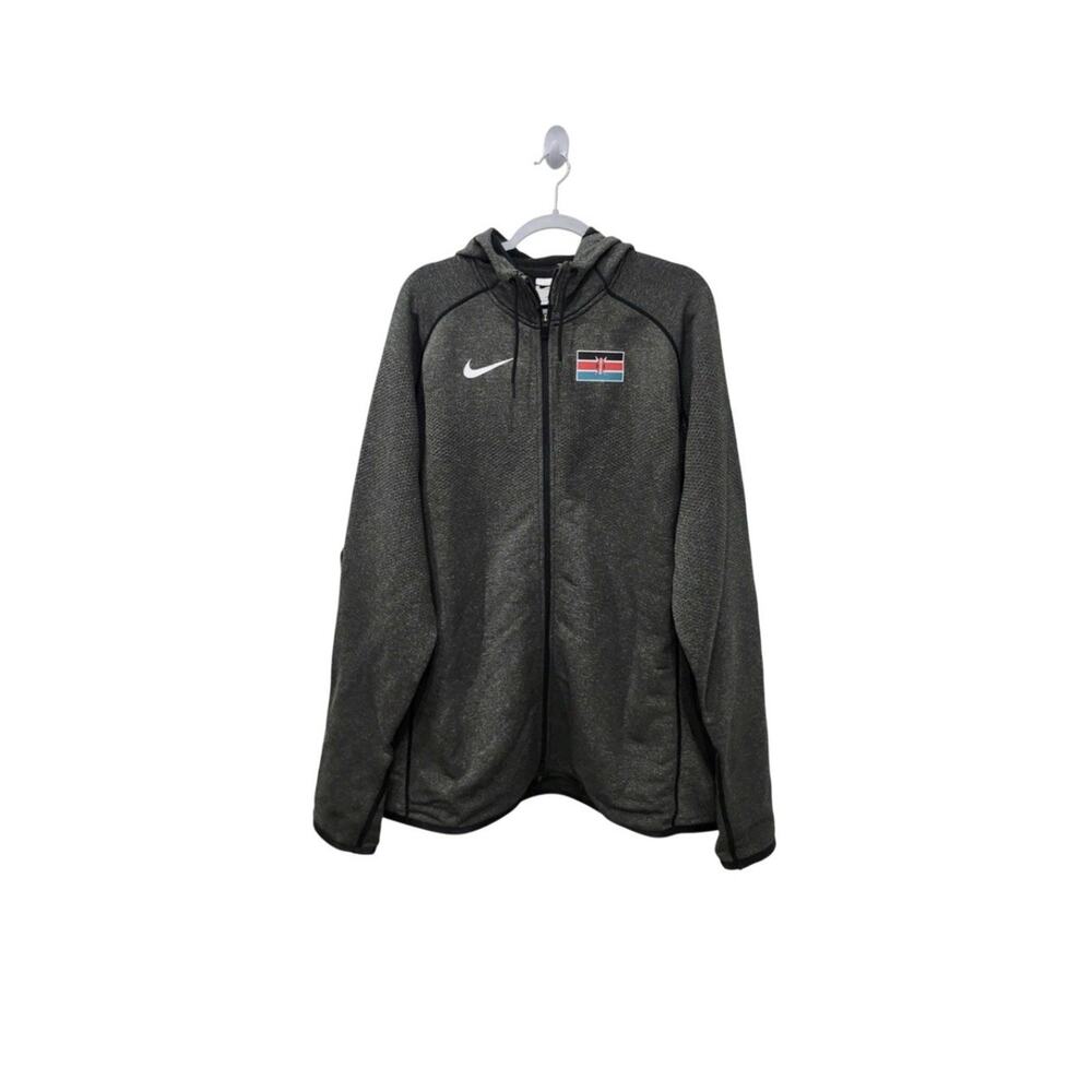 Nike Pro Elite Kenya Team Track Jacket Woven Tech Fleece Men’s Small Gray CT4104